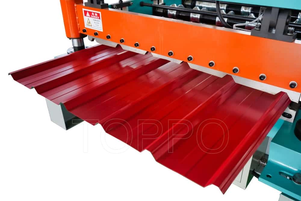 Automatic Trapezoidal Roof Sheet Roll Forming Machine for Metal Roofing Panels