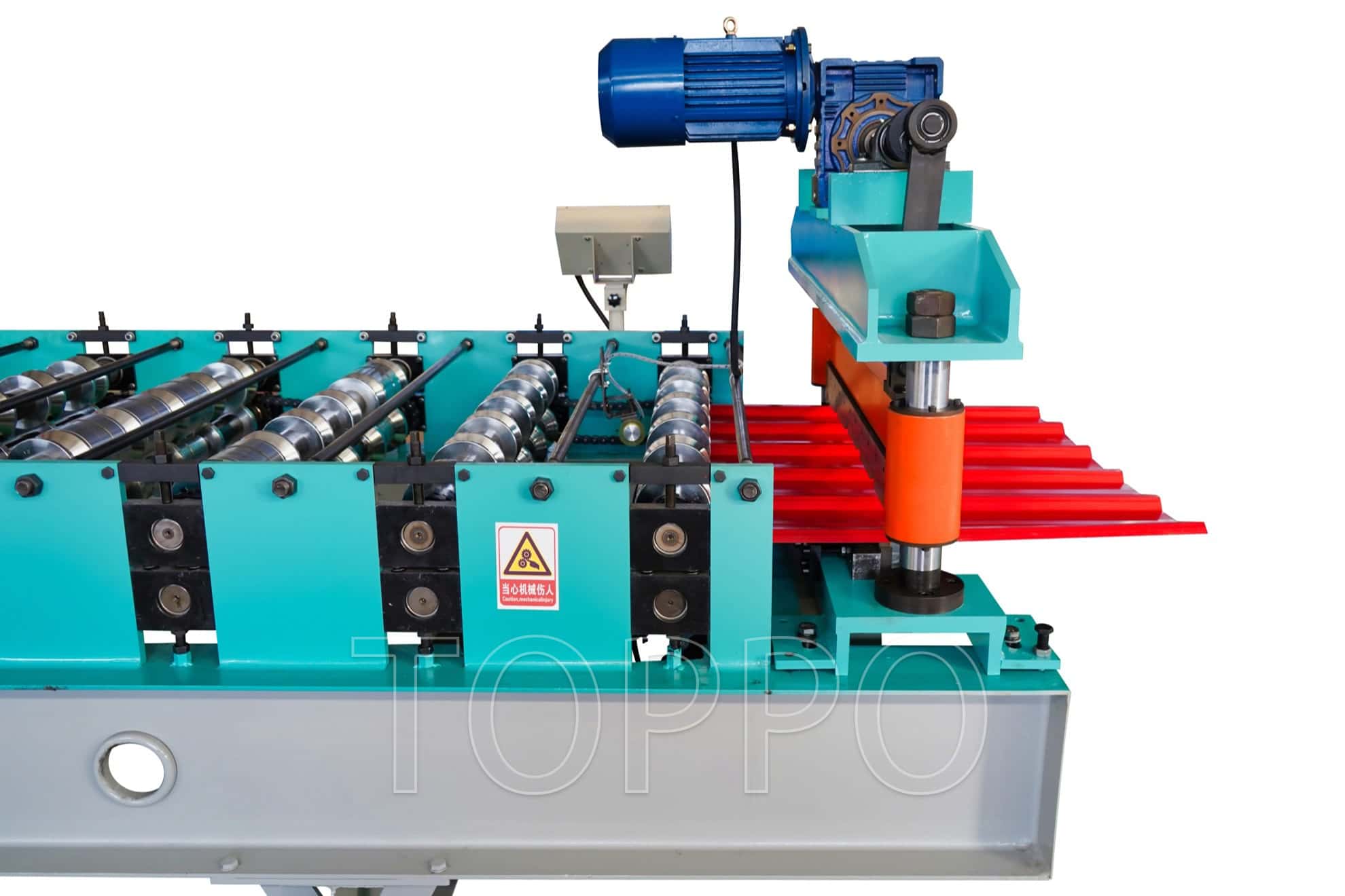 Automatic Trapezoidal Roof Sheet Roll Forming Machine for Metal Roofing Panels