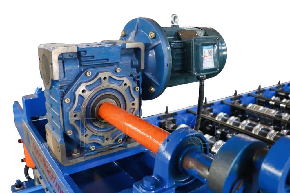 Compact Trapezoidal Roll Forming Machine with Independent Control Cabinet