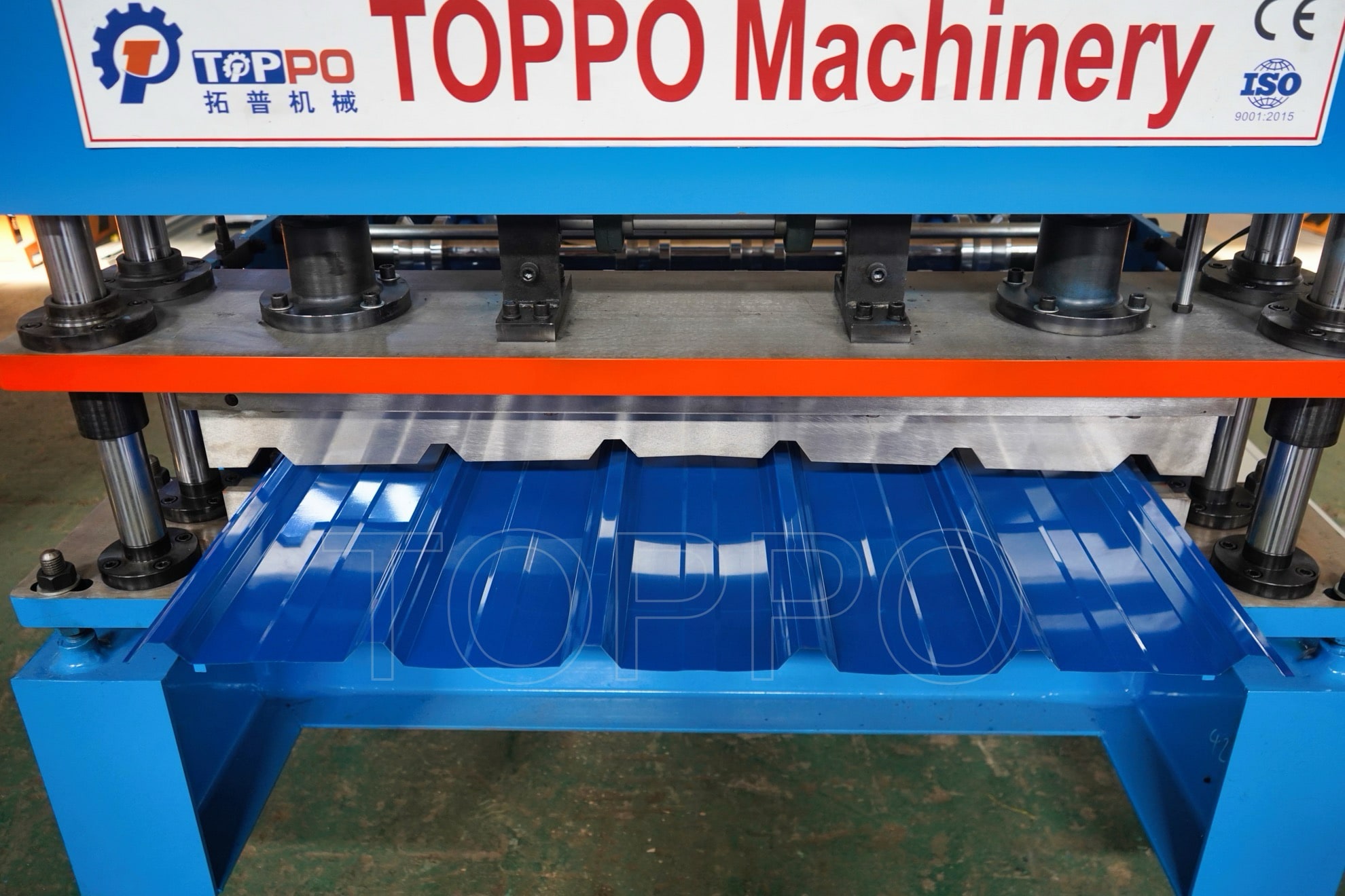 OEM ODM AG Roofing Sheet Roll Forming Machine High Precision Metal Panel Production Line