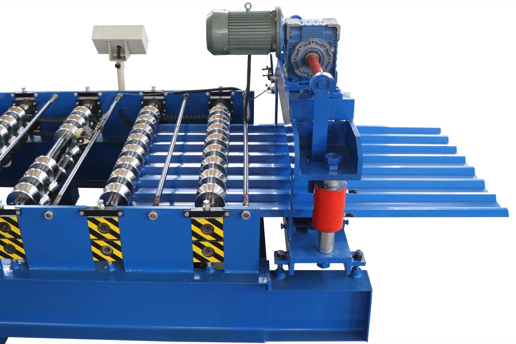 Heavy-Duty Trapezoidal Roll Forming Machine for Roofing Sheet Production