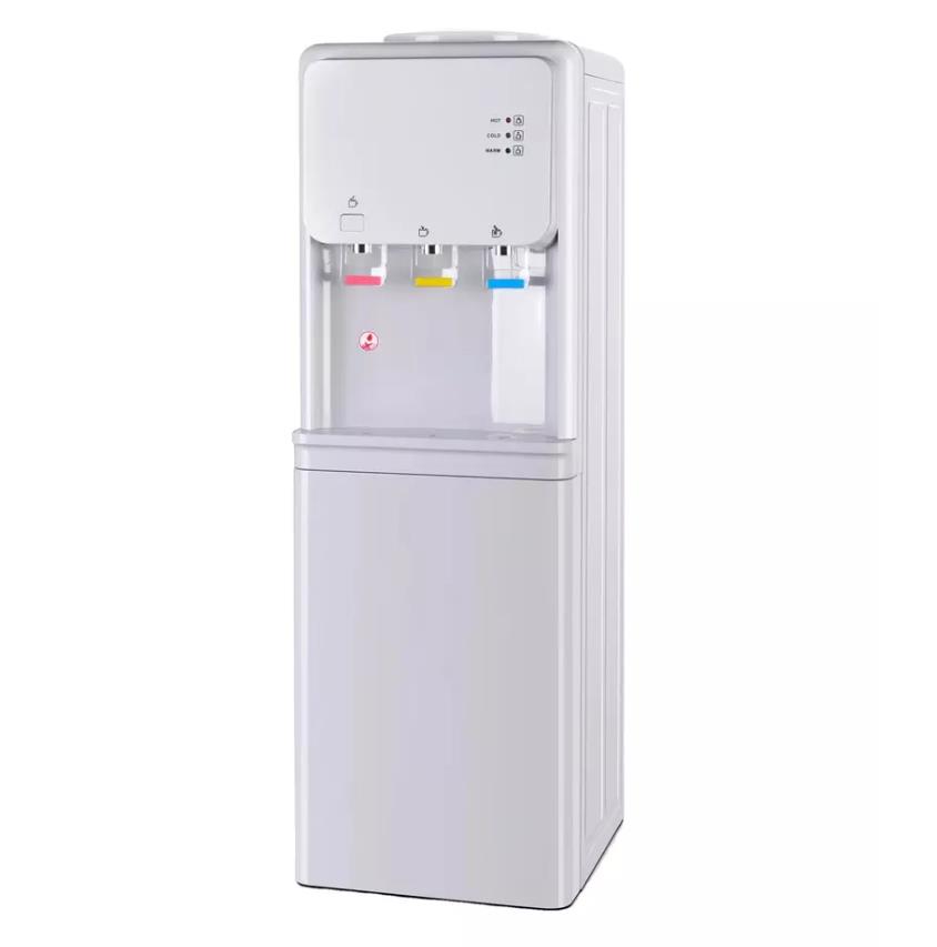 Freestanding Hot and Cold Compressor Cooling Water Dispenser with Triple Tap