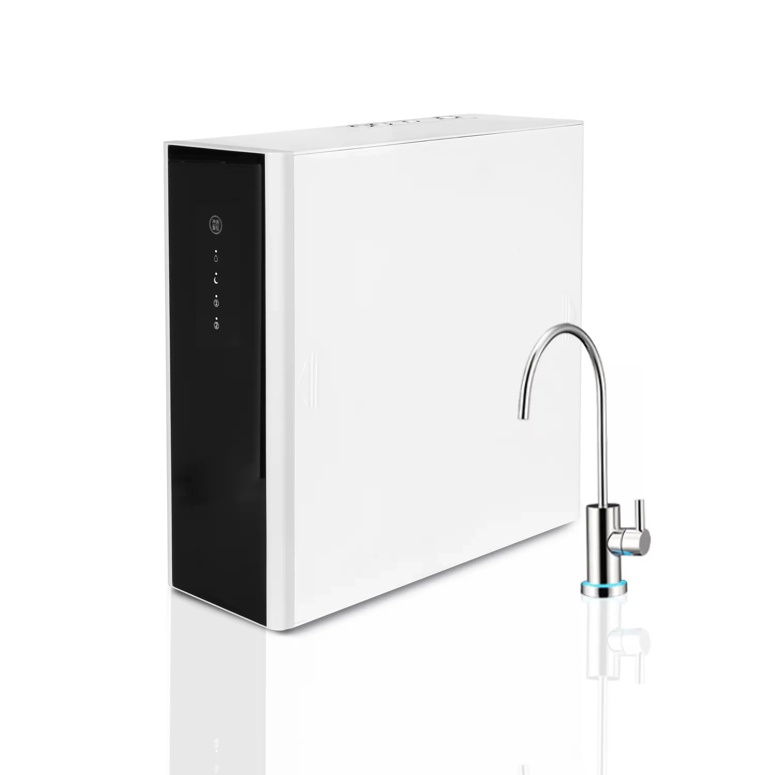 800GPD Direct Flow Kitchen RO Water Purifier Electric 800GPD Reverse Osmosis for Household Hotel Self-Cleaning Plastic