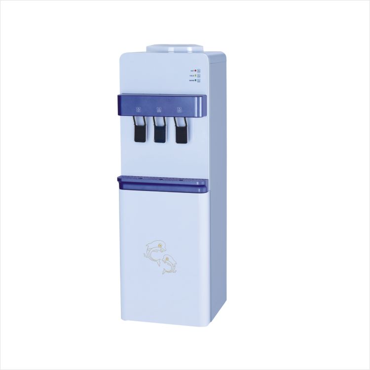 Blue Trim 5 Gallon Bottled Household Standing Hot and Cold Compressor Cooling Water Dispenser