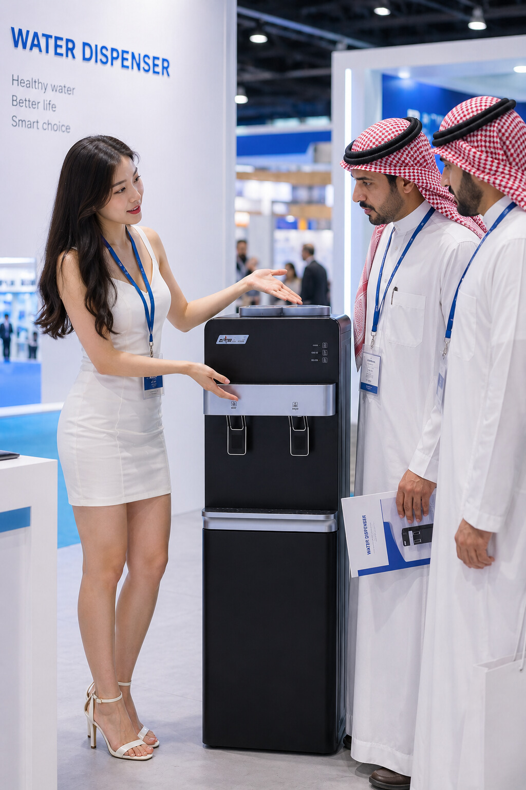 Energy Saving Auto Shutoff Hot and Cold Compressor Cooling Water Dispenser