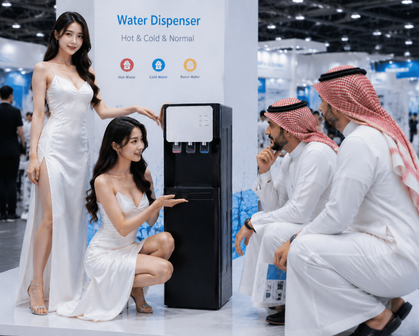 Smart App Hot and Cold Compressor Cooling Water Dispenser – Advanced Office & Home Hydration