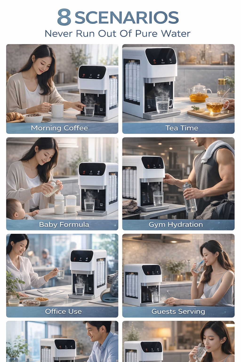 Premium High Capacity Hot and Cold Compressor Cooling Water Dispenser System