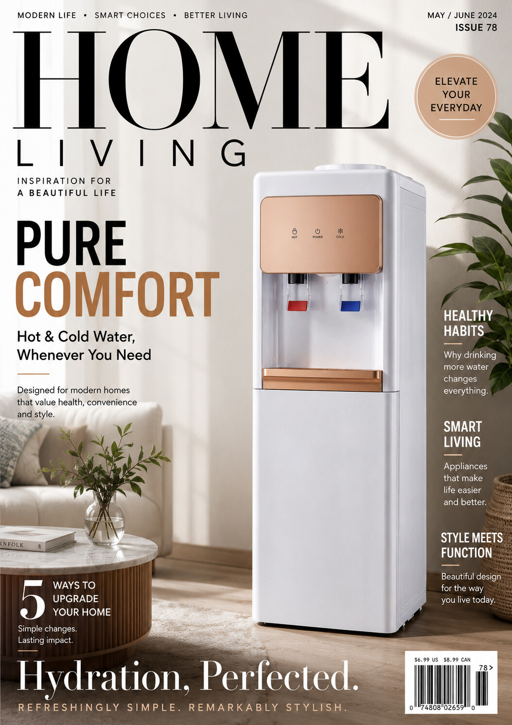 Office Use Hotel Hot and Cold Compressor Cooling Water Dispenser Supplier