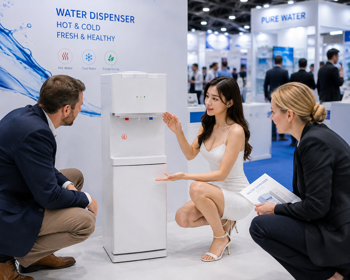Outdoor Hot and cold compressor cooling water dispenser for Office and Outdoor Use
