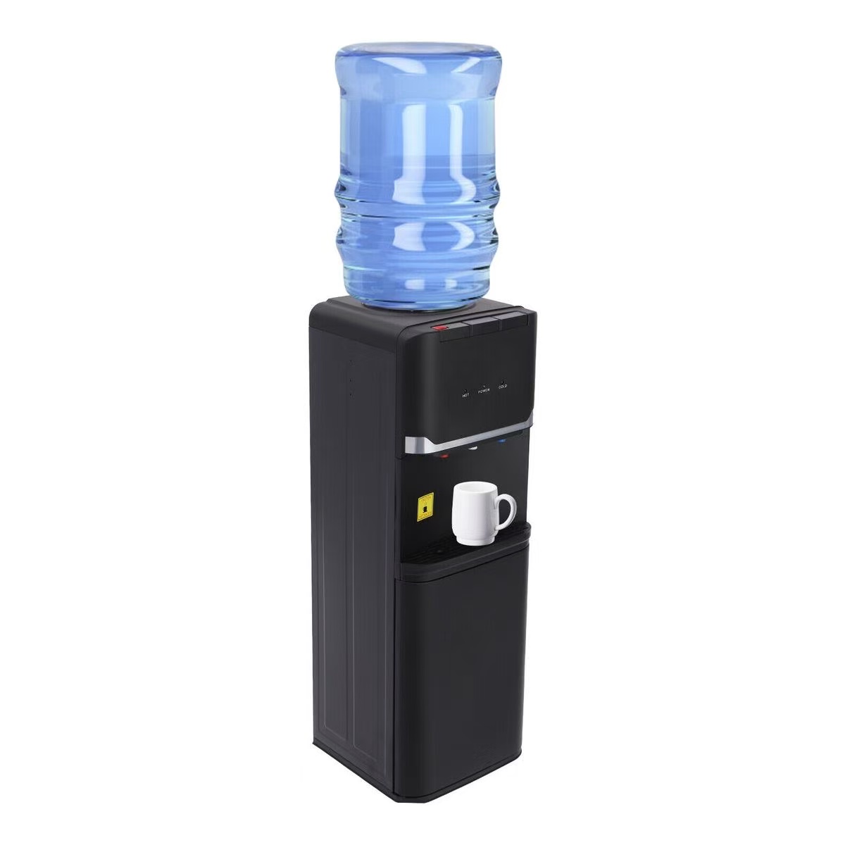 Top Load Portable 5 gallon bottled electric or R134a compressor cooling hot and cold water dispenser with Cup Holder