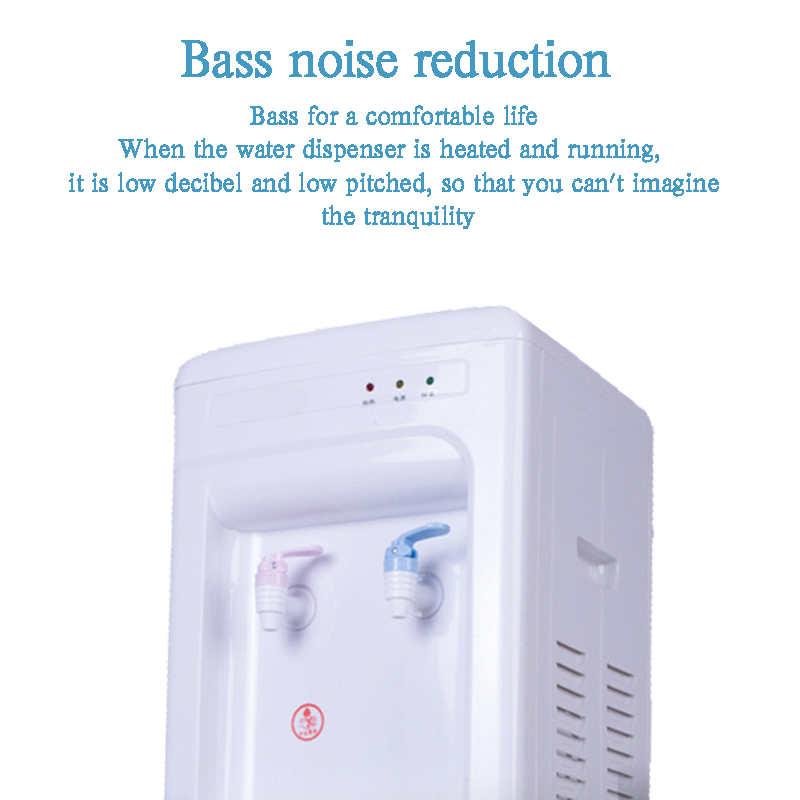 White Compact Portable 5 gallon bottled electric or R134a compressor cooling hot and cold water dispenser with Storage