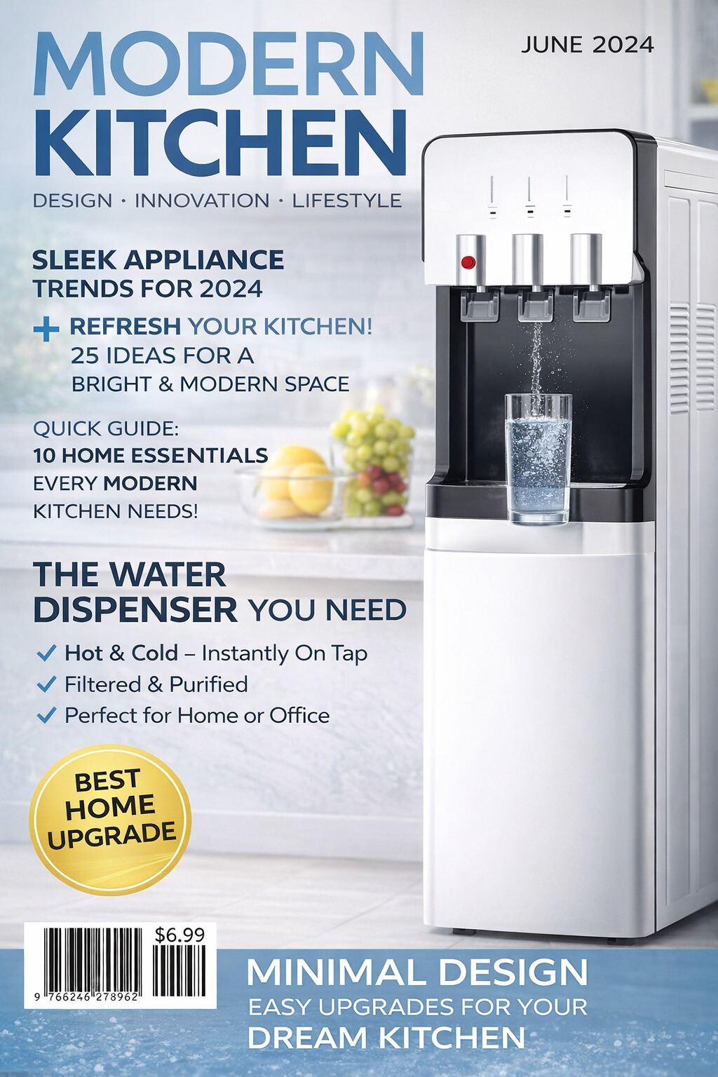 Freestanding Leak Proof Hot and Cold Compressor Cooling Water Dispenser with Storage Cabinet