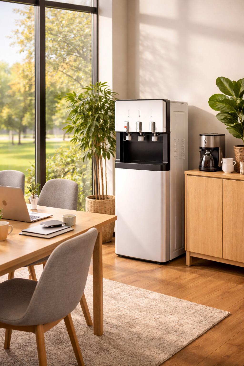Leak Proof Hot and Cold Compressor Cooling Water Dispenser for Office and Home Use