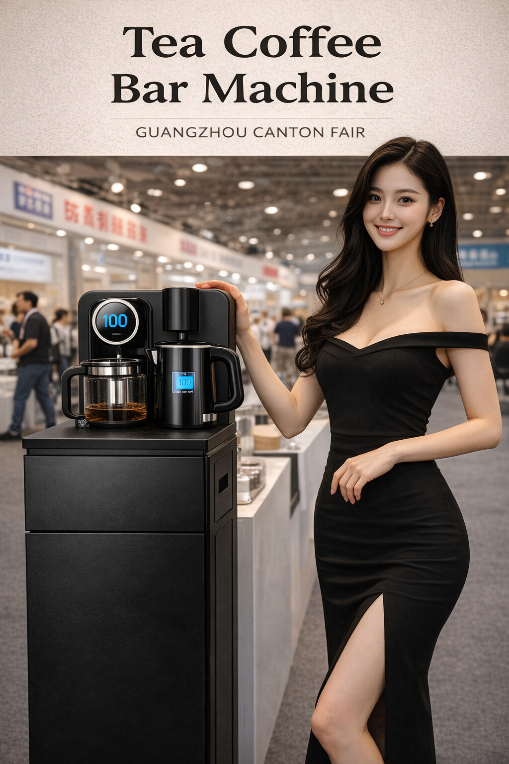 Modern Touch Screen Safety Lock Hot and cold compressor cooling water dispenser for Workspace