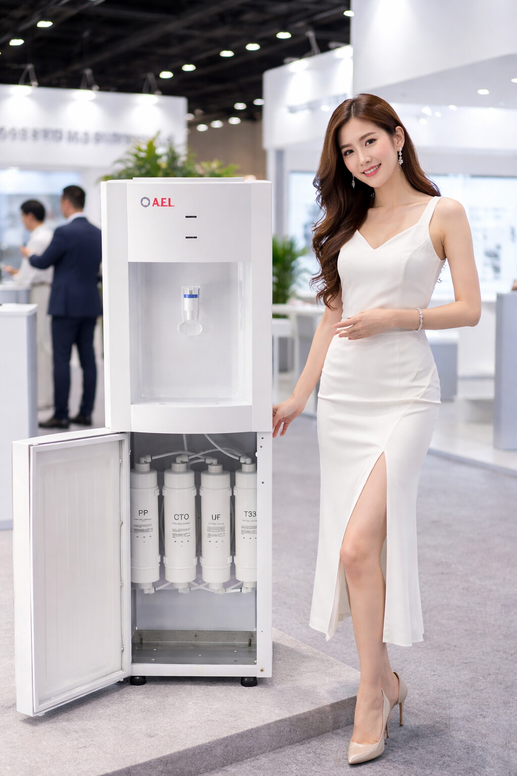 Smart Control Hot and cold compressor cooling water dispenser with 4-Stage UF Filtration for Home and Office