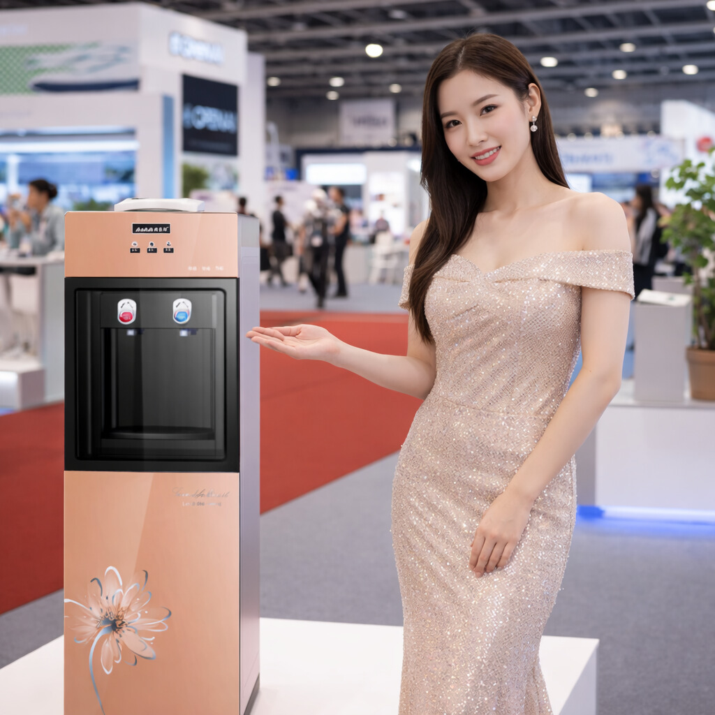 Floor Standing Touch Screen Hot and cold compressor cooling water dispenser for Home and Office