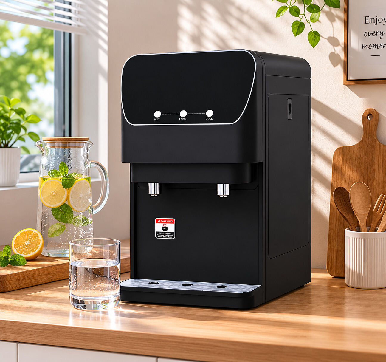 Energy Saving Bottom Loading Hot and Cold Compressor Cooling Water Dispenser