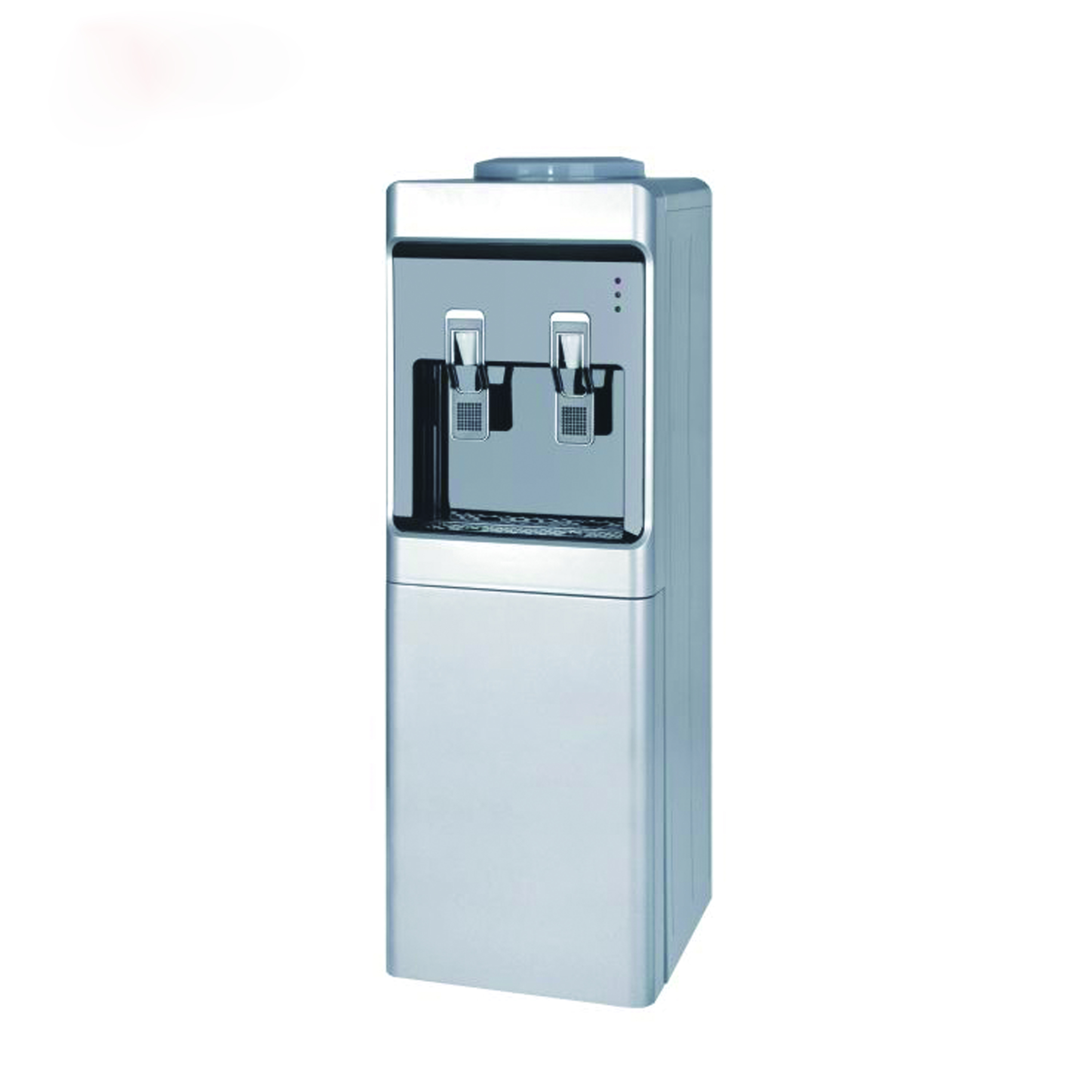 Silver Child Lock Household Standing Hot and Cold Compressor Cooling Water Dispenser
