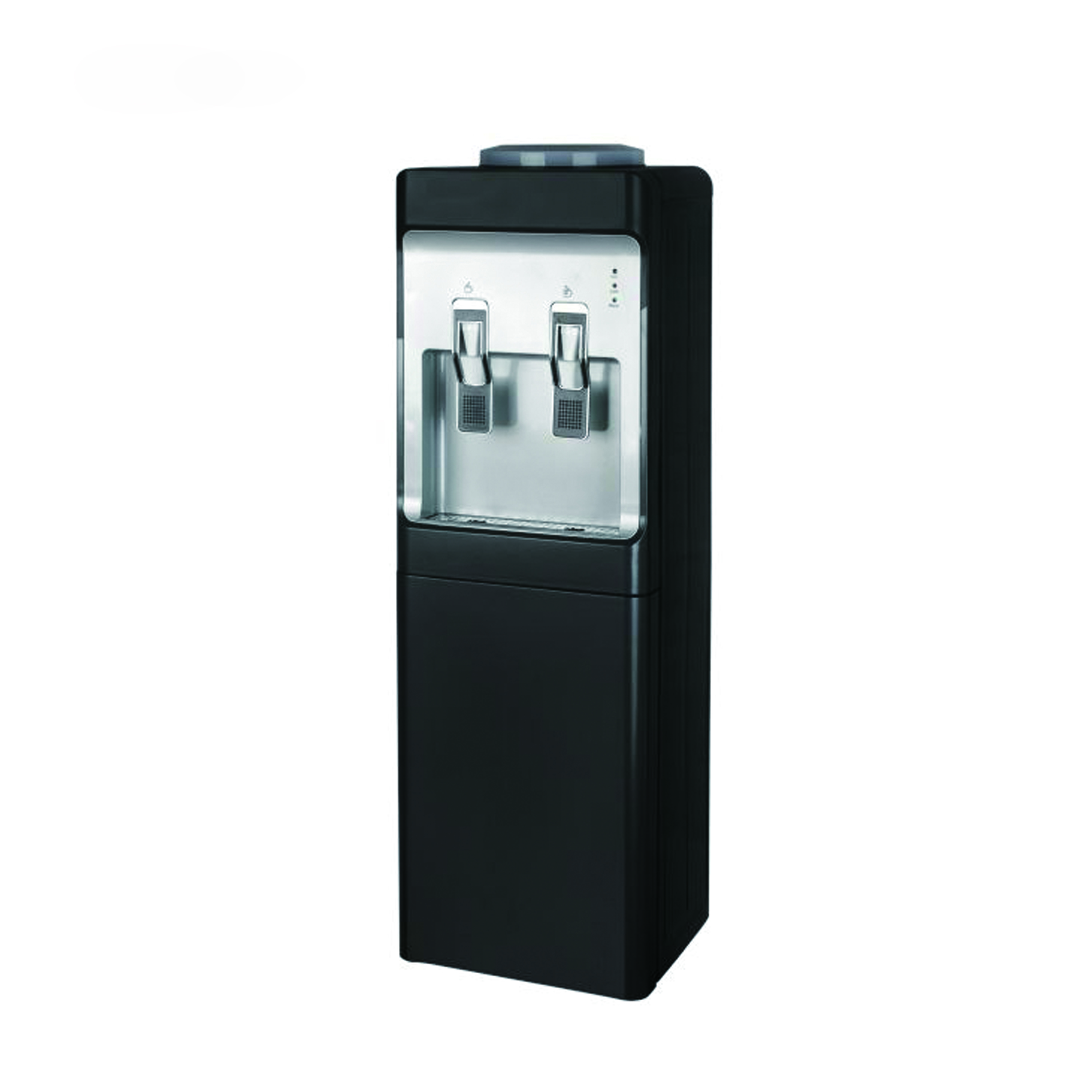 Matte Black Child Lock Household Standing Hot and Cold Compressor Cooling Water Dispenser