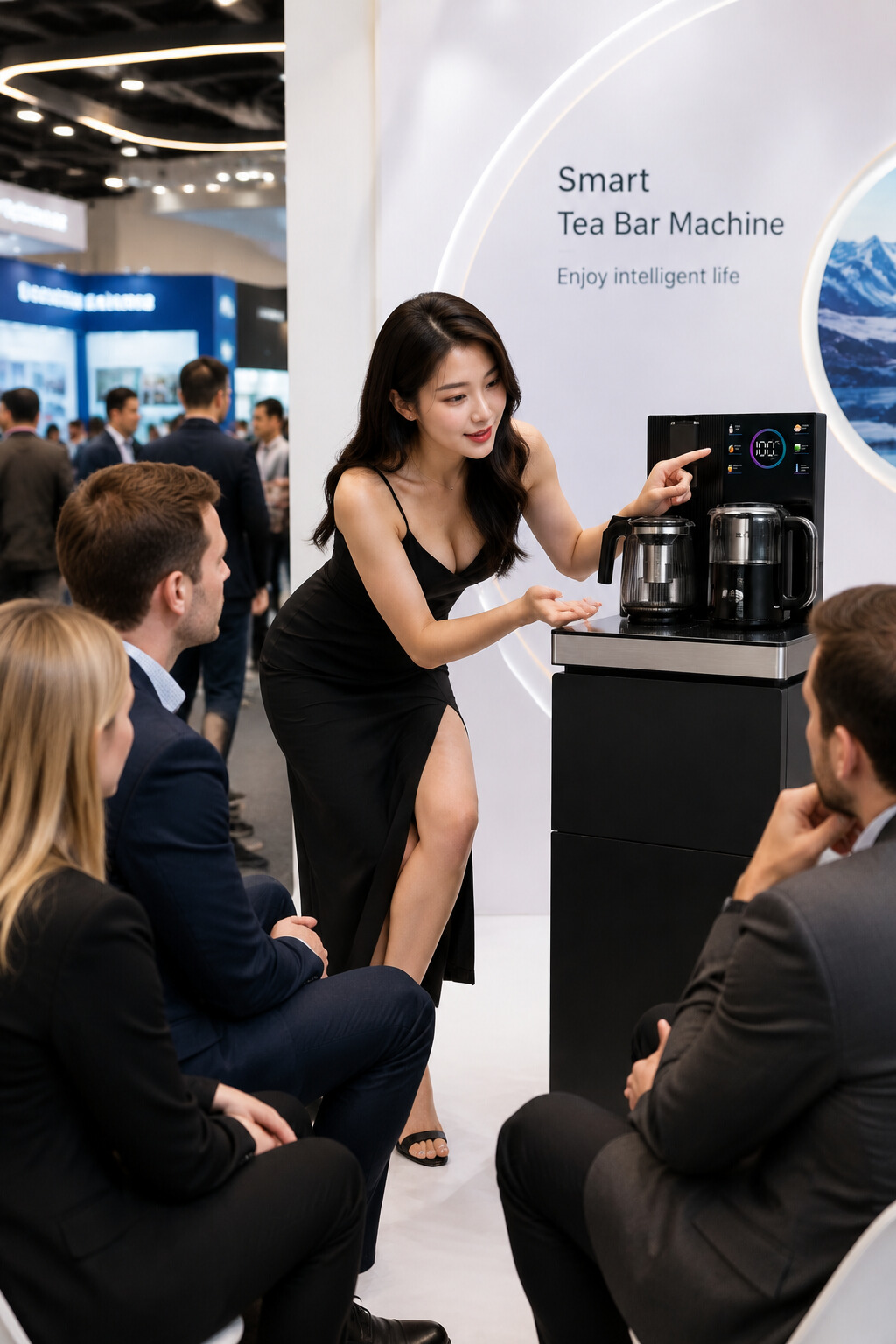 LED Touch Screen Hot and Cold Water Dispenser Station