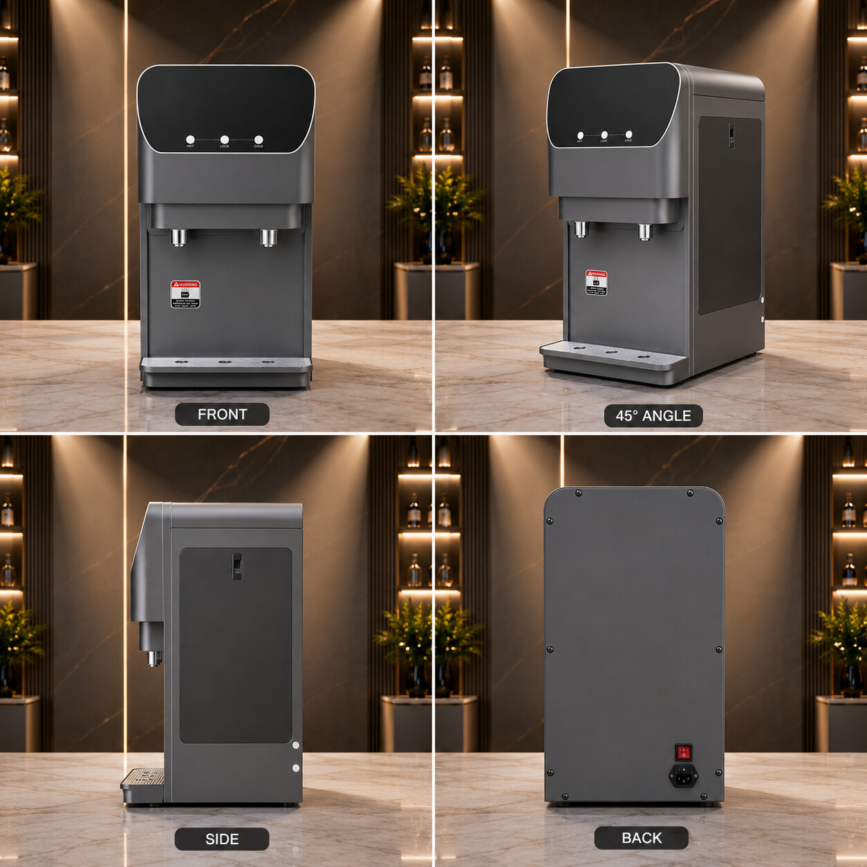 Compact Office Fast Cooling Hot and Cold Compressor Cooling Water Dispenser