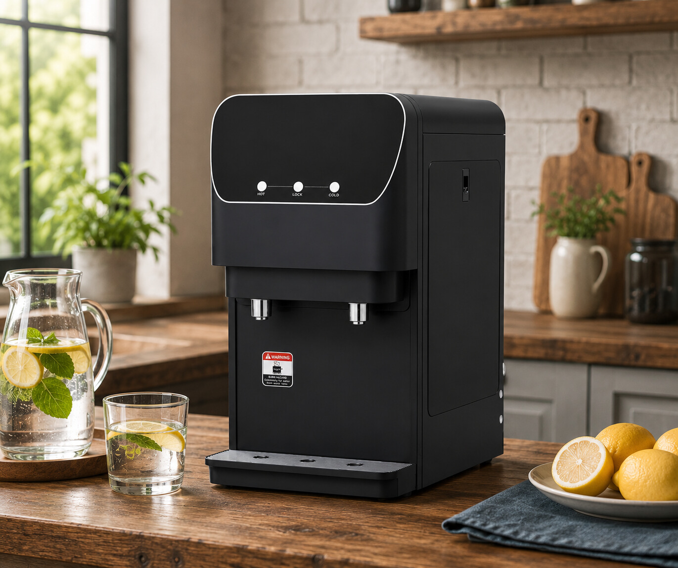 Energy Efficient Fast Cooling Hot and Cold Compressor Cooling Water Dispenser