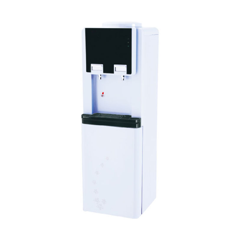 Fast Cooling Heating Household Standing Hot and Cold Compressor Cooling Water Dispenser - White & Red