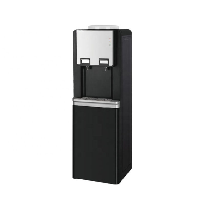 Fast Cooling Heating Household Standing Hot and Cold Compressor Cooling Water Dispenser - White & Gold