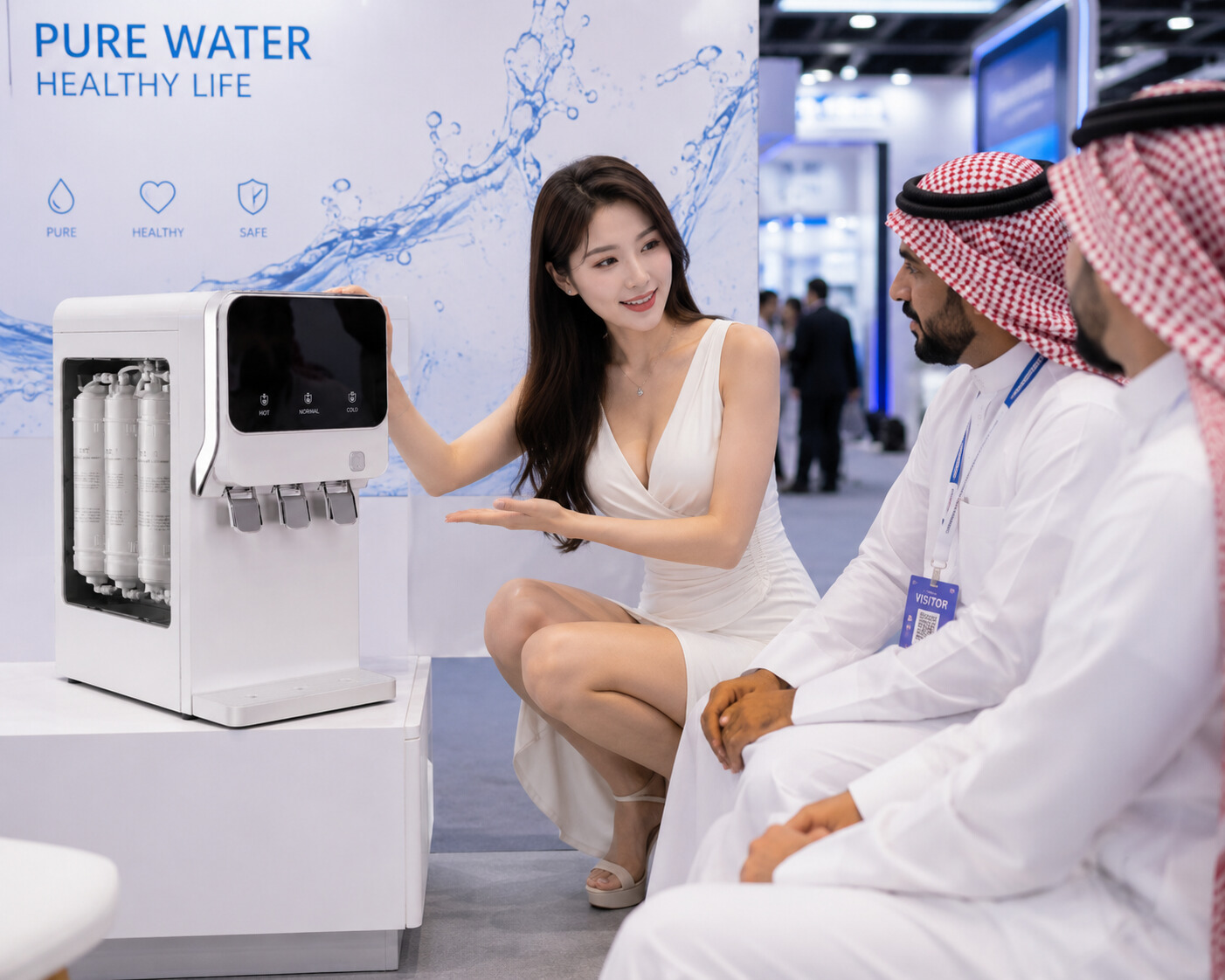 Premium Freestanding Stainless Steel Hot and Cold Compressor Cooling Water Dispenser for Home Office