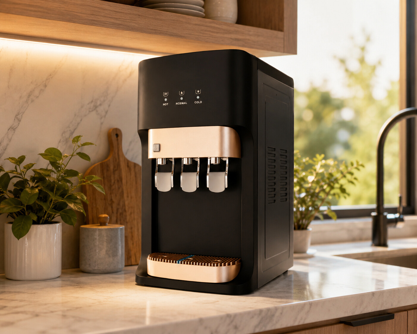 Energy Saving Home Kitchen Hot and Cold Compressor Cooling Water Dispenser