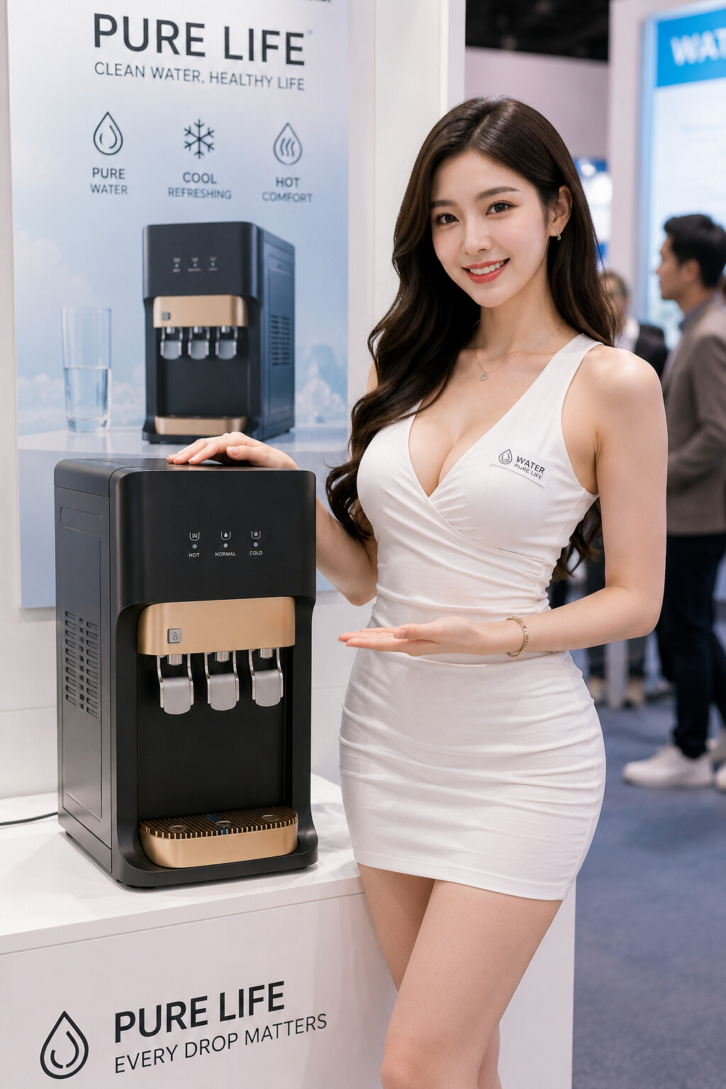 Modern Office Home Kitchen Hot and Cold Compressor Cooling Water Dispenser
