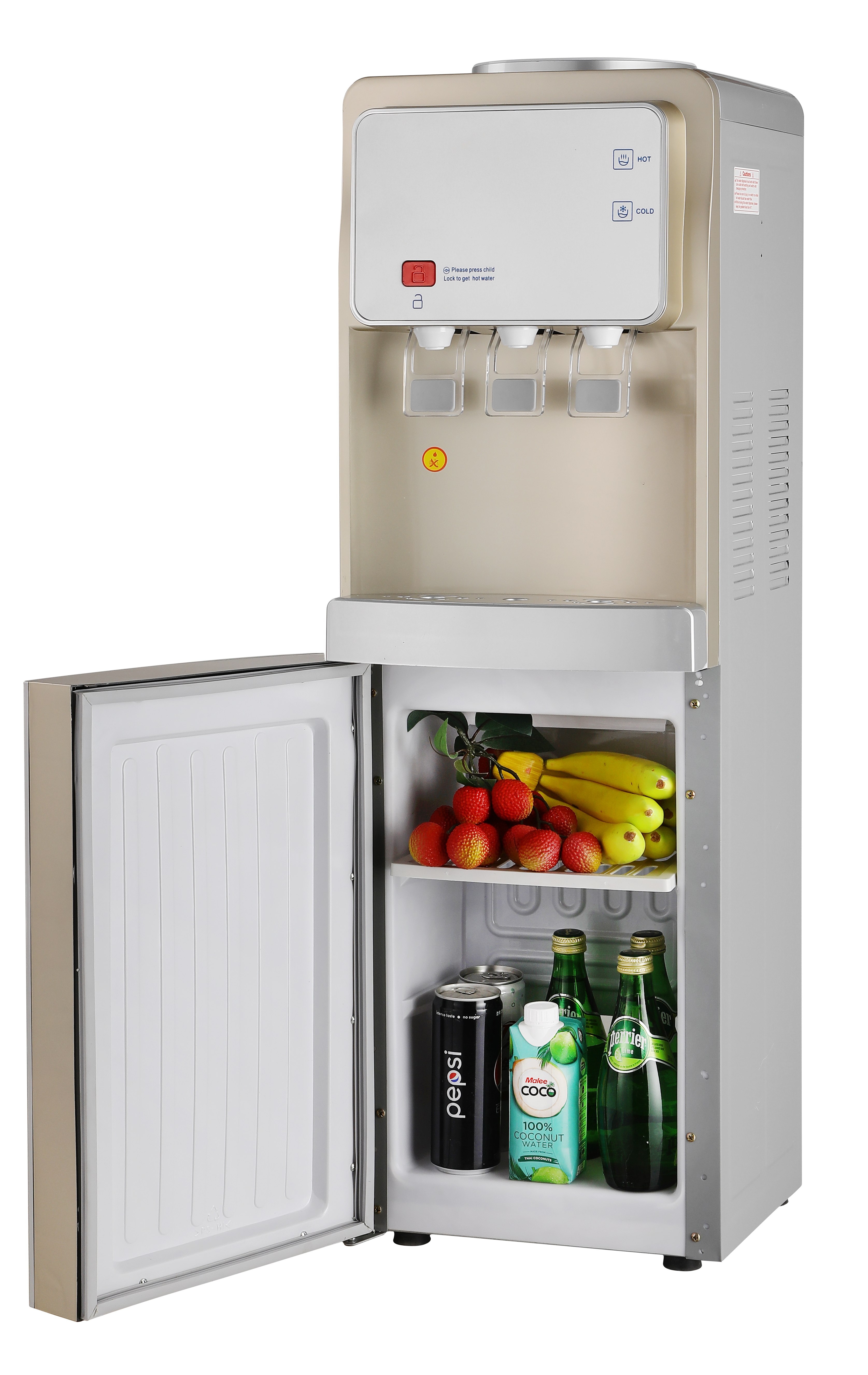 Dual Temp Desktop or Floor Water Dispenser for Home Office Use