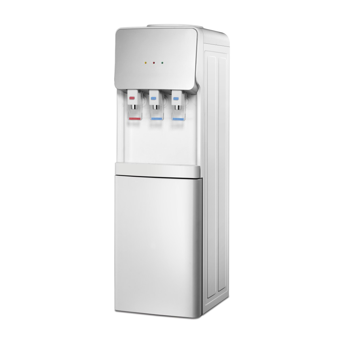 Triple Faucet SS304 Food Grade Standing Hot and Cold Water Dispenser with Compressor Cooling