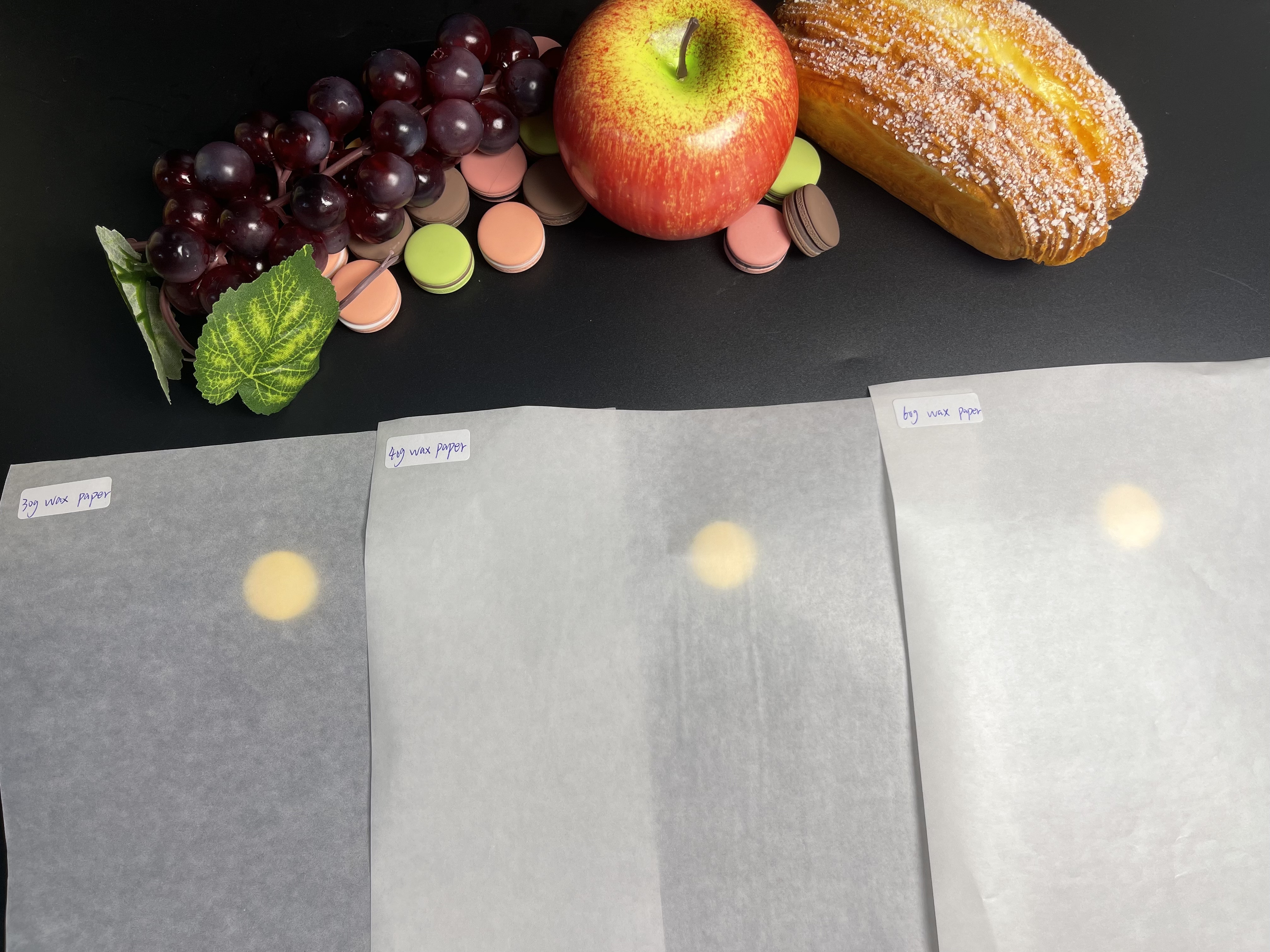 Custom Printed Wax Food Grade Burger Wrapping Paper Greaseproof Sandwich Packaging Sheet Disposable Restaurant Takeaway Paper