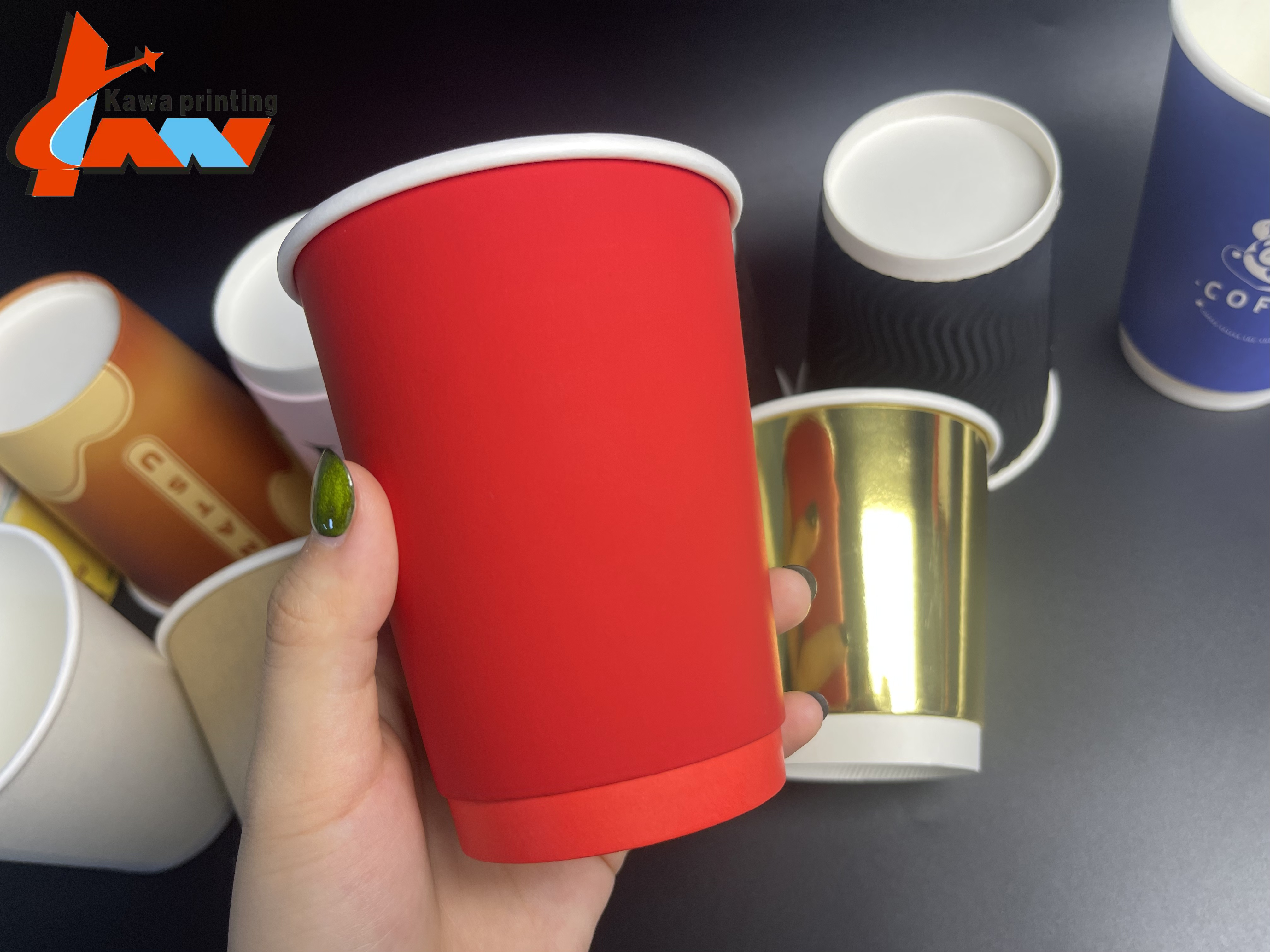 Custom Paper Cups|Brand Logo Printed Disposable Cups|Food Grade & Eco-Friendly