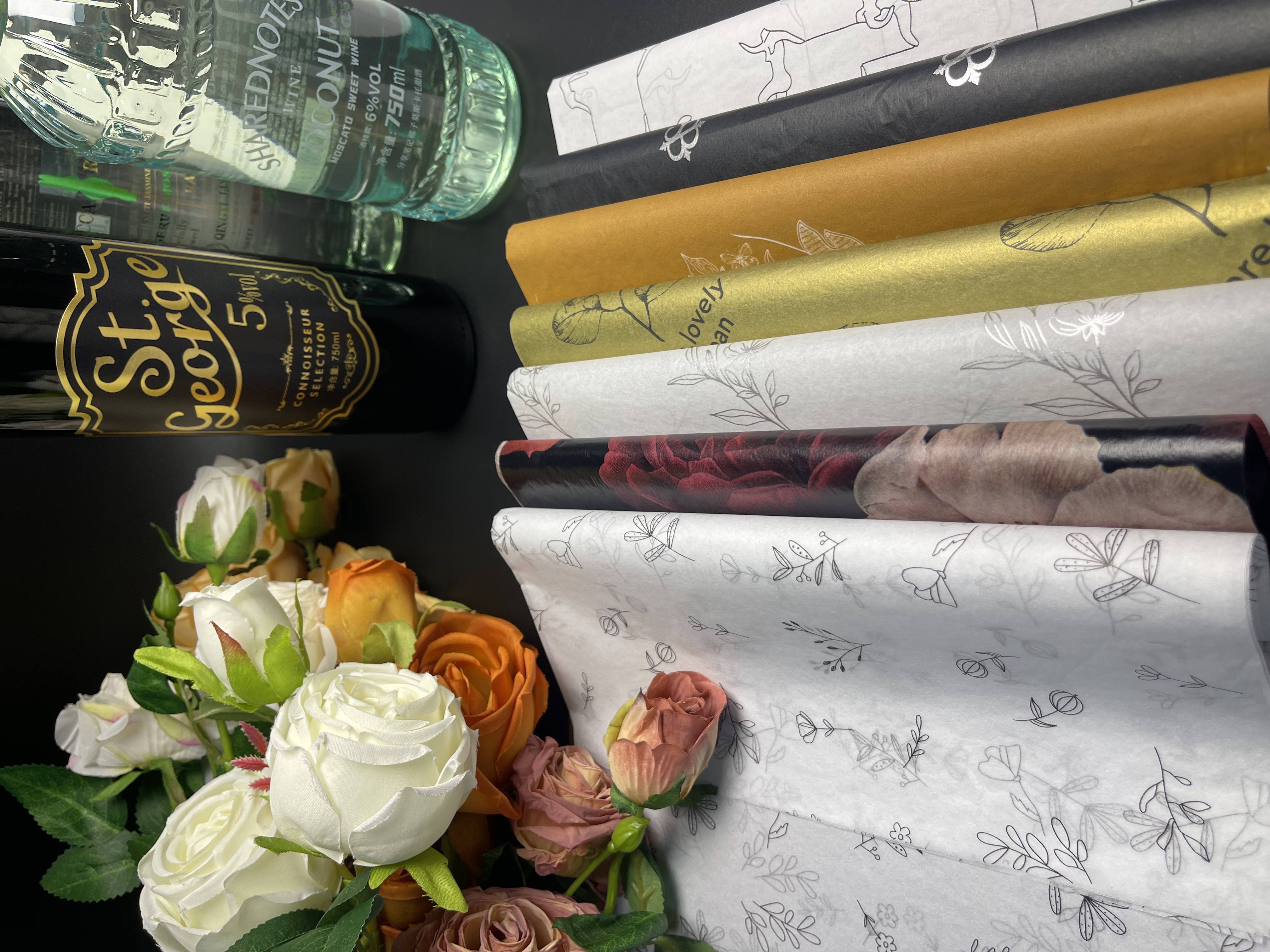 Custom Printed Tissue Paper Custom Logo Tissue Paper Wrapping Wrapping Paper Personalized Tissue Paper for Gift Wrapping