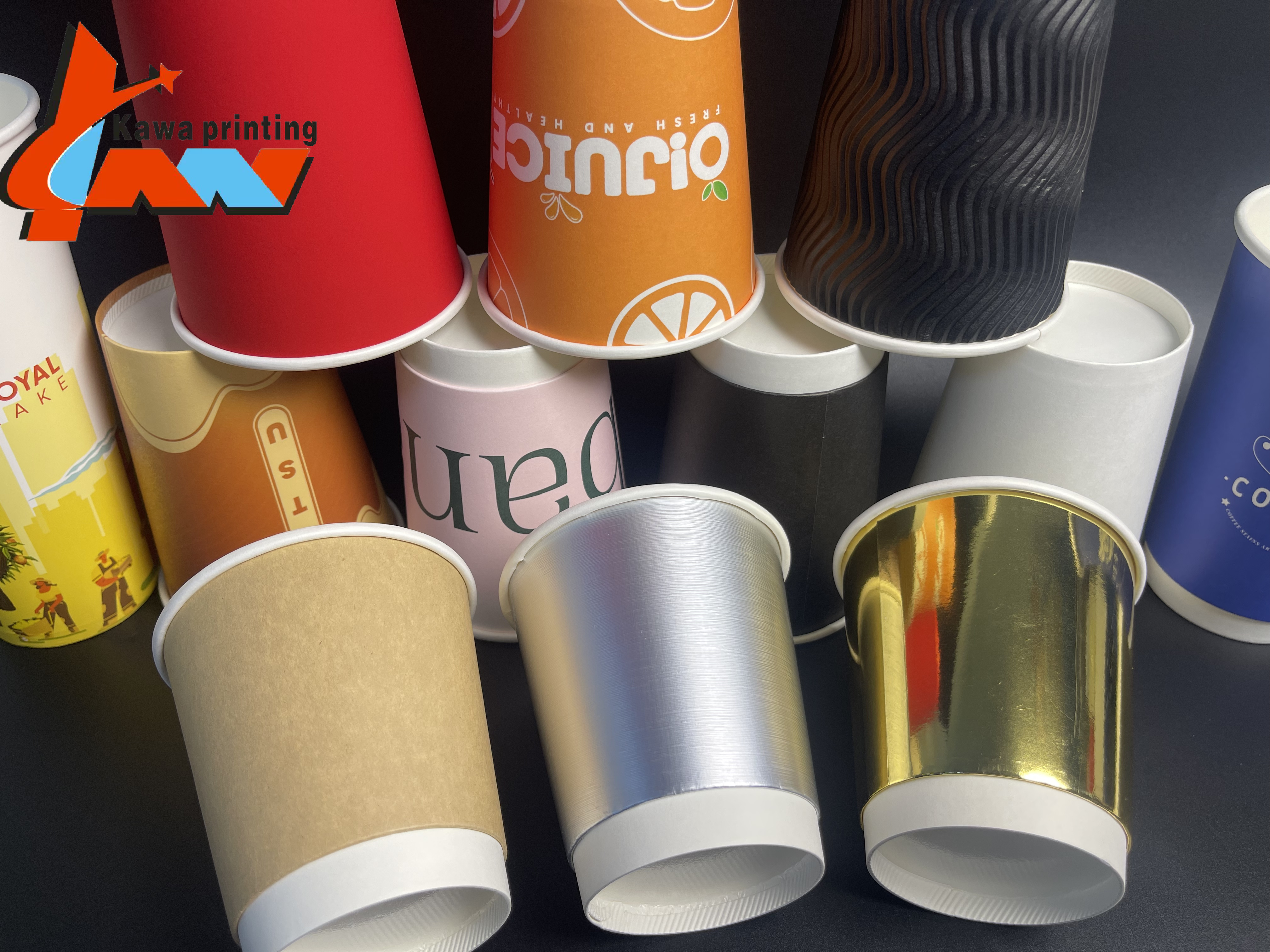 Custom Paper Cups|Brand Logo Printed Disposable Cups|Food Grade & Eco-Friendly