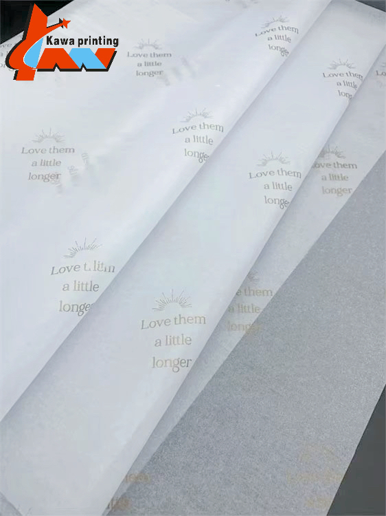 Custom Gold Foil Printed Tissue Paper | Luxury Gift Wrapping | Eco-Friendly & Biodegradable | for Apparel, Footwear & Gift Boxes