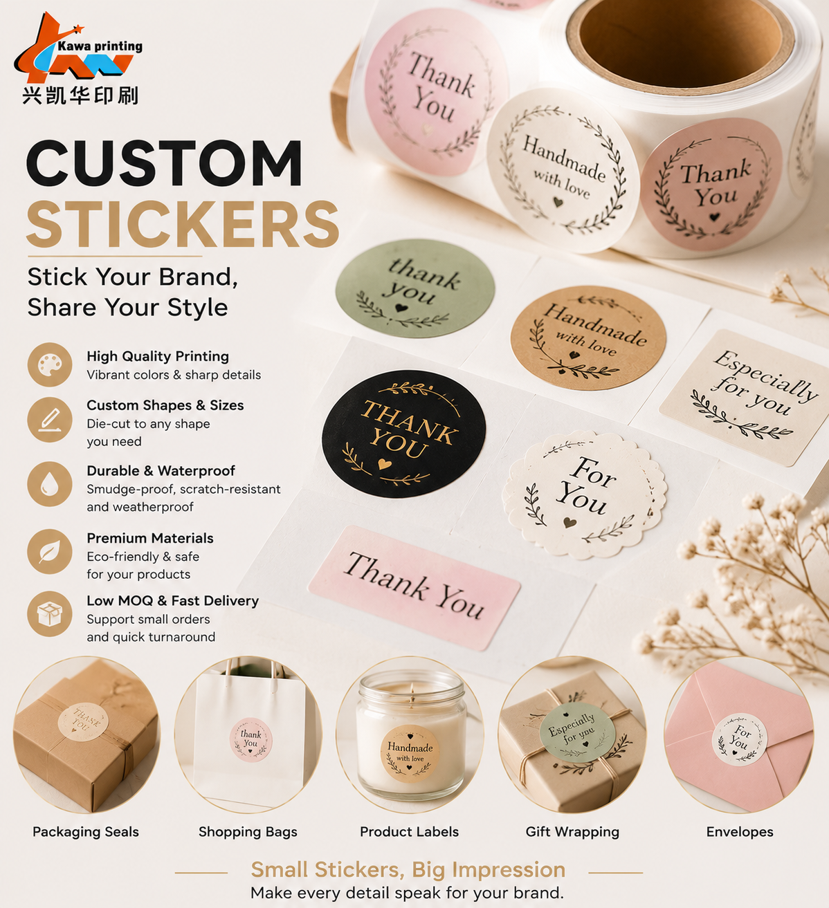 Custom Stickers That Add Value to Your Brand