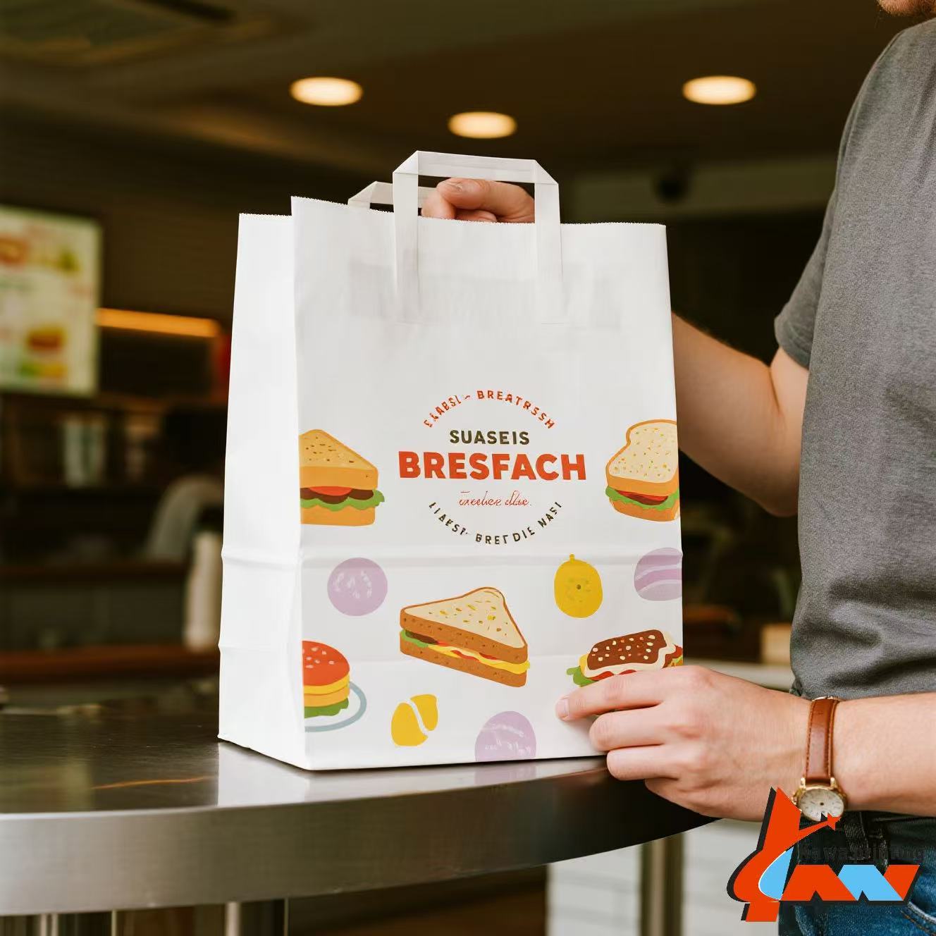 Premium Custom Kraft Handle Bags