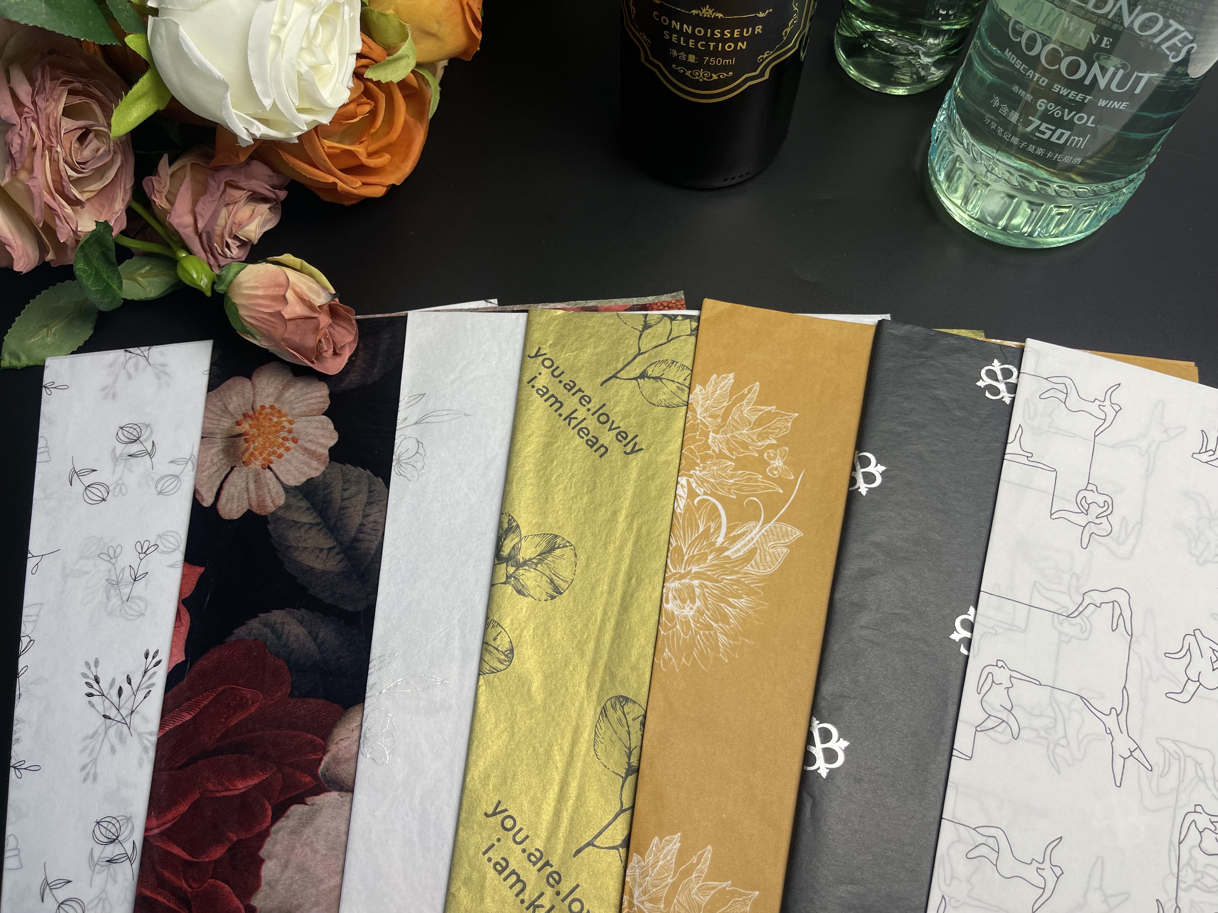 Custom Printed Tissue Paper Custom Logo Tissue Paper Wrapping Wrapping Paper Personalized Tissue Paper for Gift Wrapping