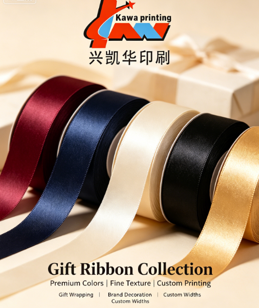 Hot Sale 50mm Shiny Satin Ribbon Solid Color Cake Decoration Silk Ribbon
