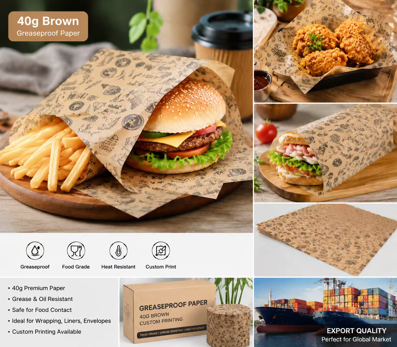 Greaseproof paper