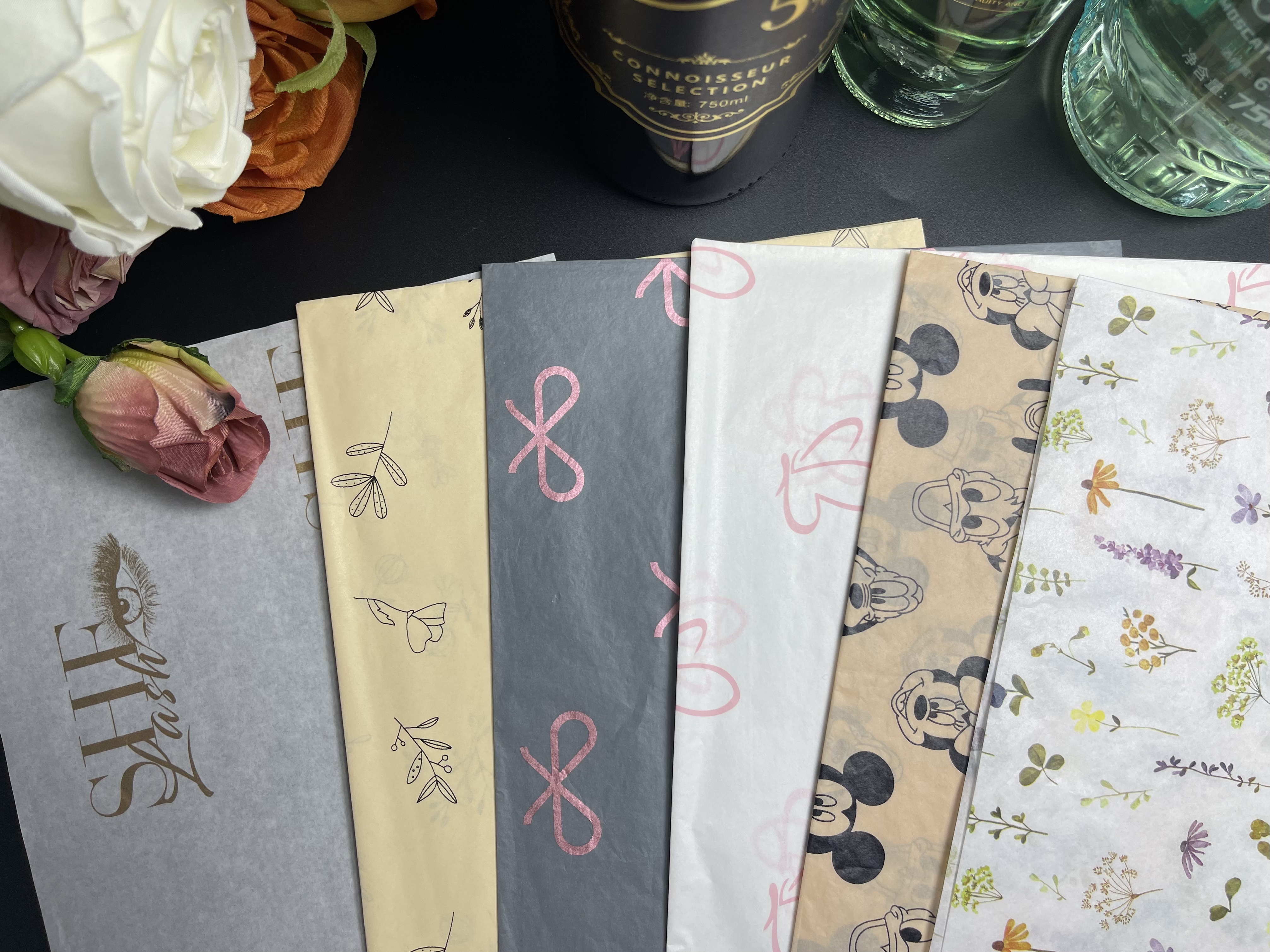 Eco Friendly Custom Tissue Paper – Full Logo Print for Premium Packaging