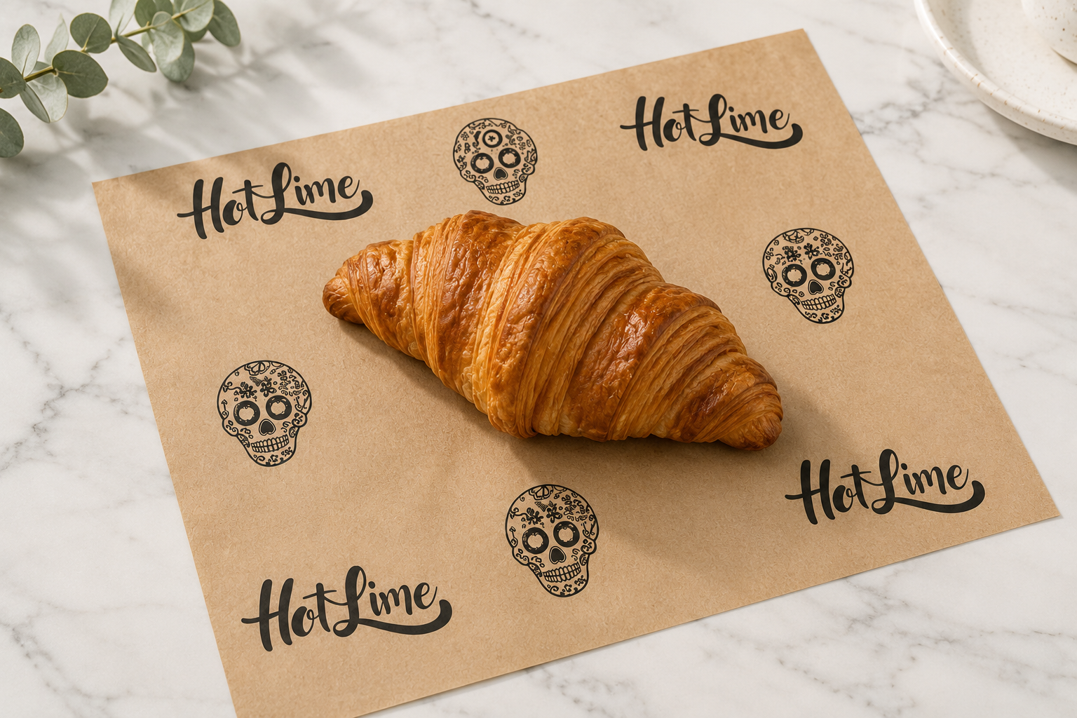 Custom Printed Greaseproof Wrapping Paper | Food Grade Burger & Bakery Packaging Paper