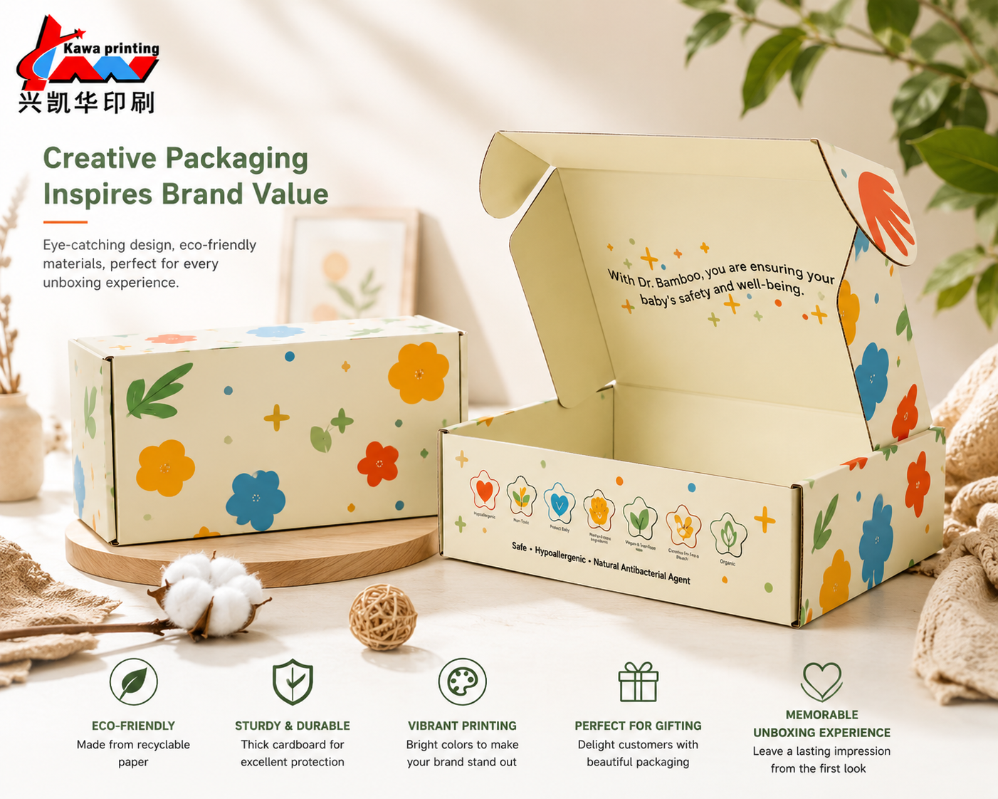 Custom Printed Corrugated Mailer Boxes | Packaging Manufacturer | Kawa Printing