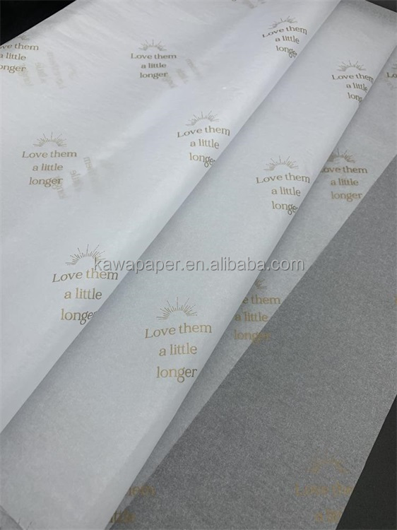 High Quality Custom Printed Logo Specialty Silk Paper for Food Packaging Manufacturer Wholesale Gift Wrapping Tissue