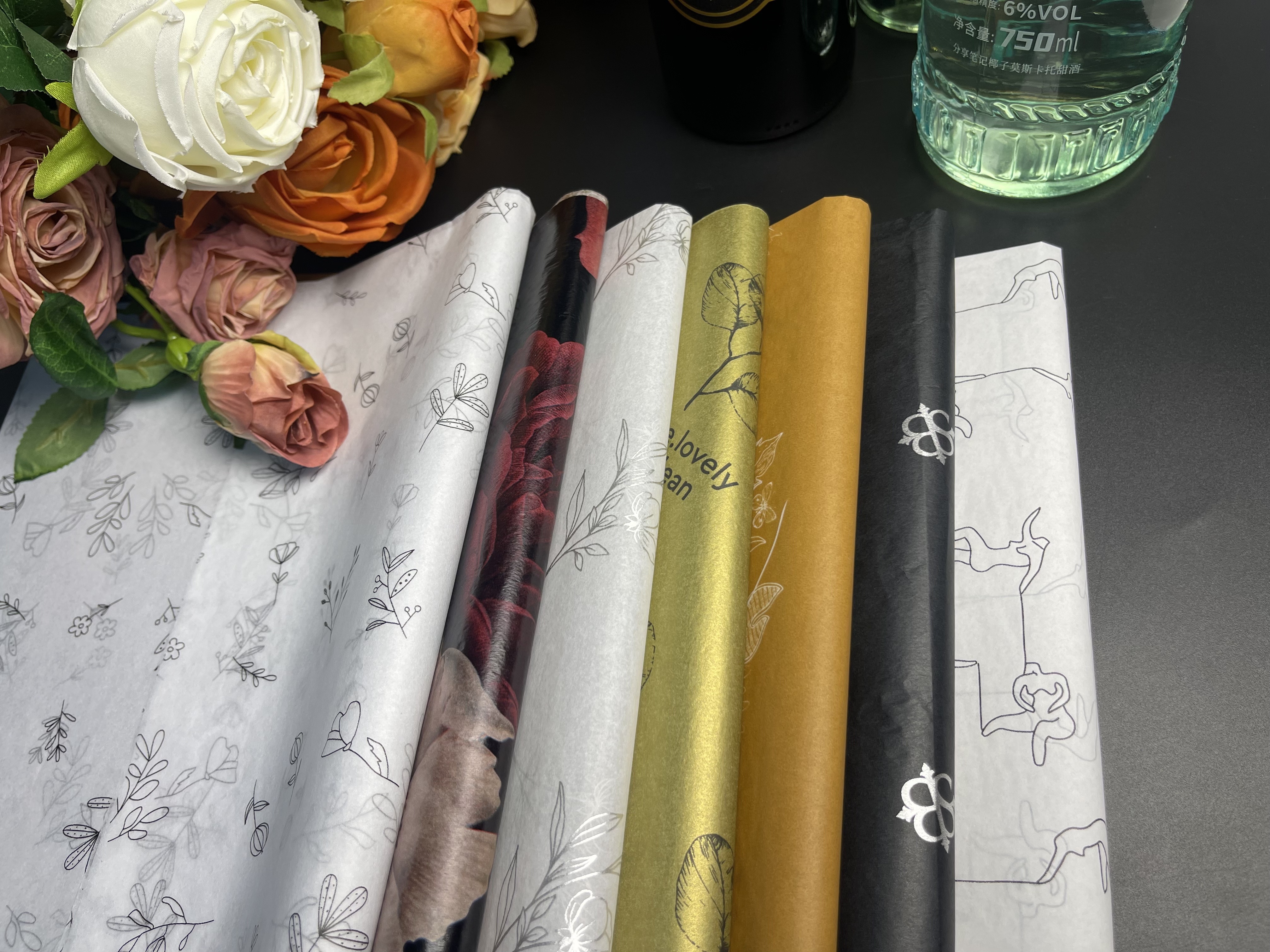 Custom Printed Tissue Paper Custom Logo Tissue Paper Wrapping Wrapping Paper Personalized Tissue Paper for Gift Wrapping