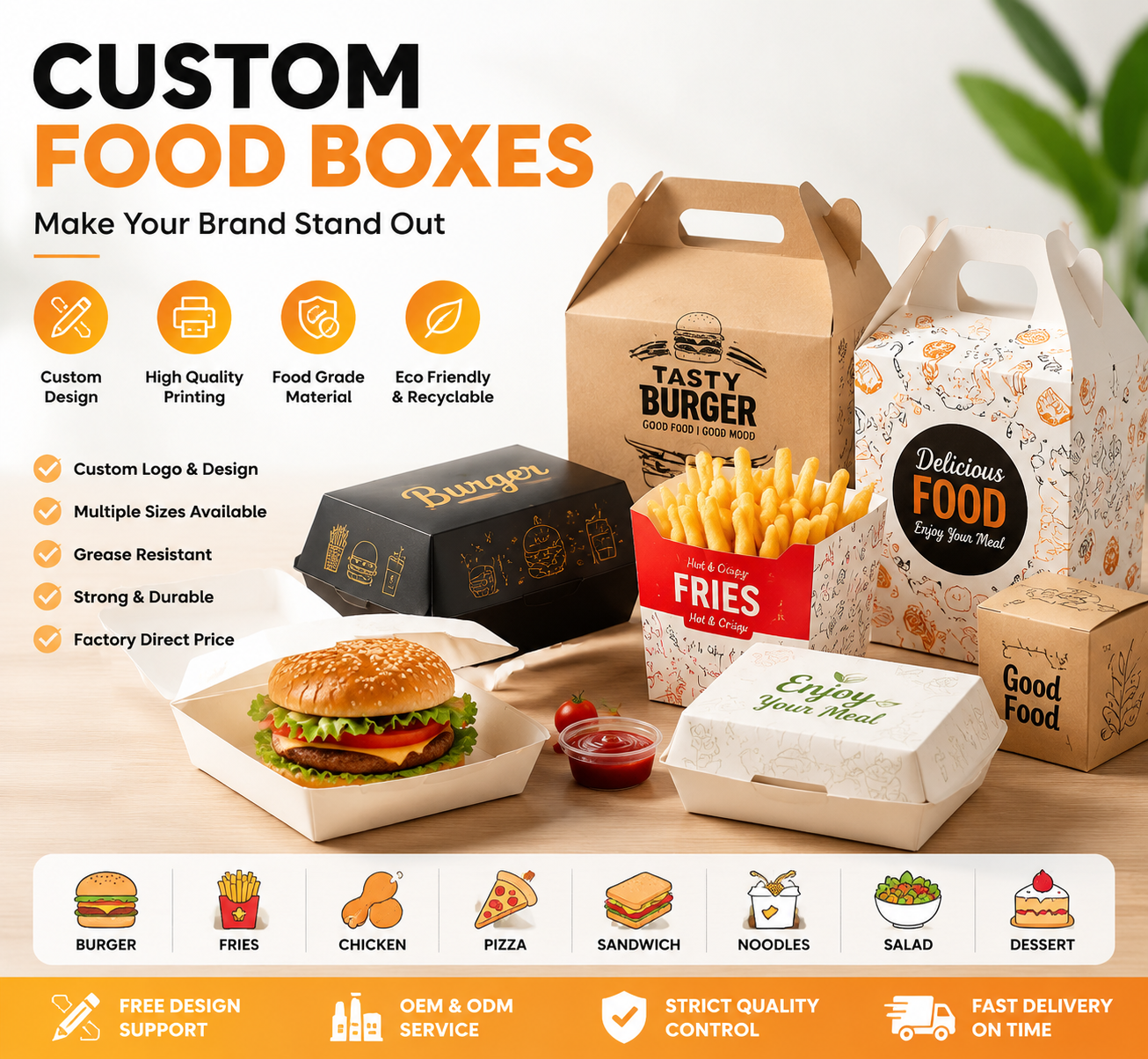 Custom Burger Boxes