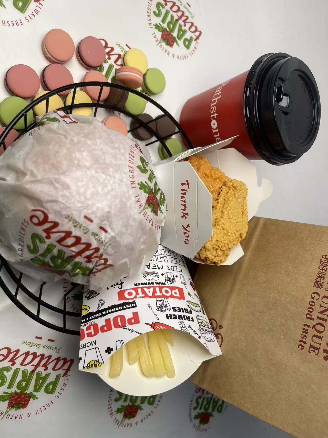 Reusable Eco-Friendly Fries Container | Durable BPA-Free Plastic Chip Box